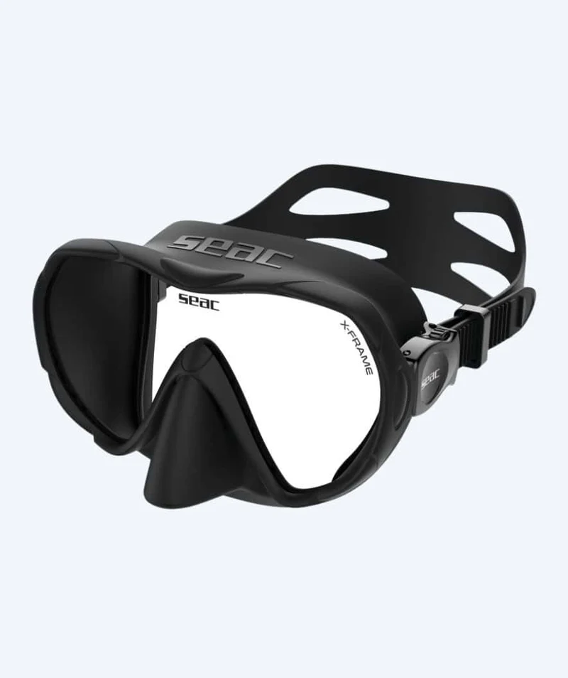 SEAC Tauchmaske für Erwachsene - X-Frame - Schwarz