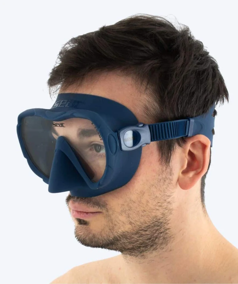 SEAC Tauchmaske für Erwachsene - X-Frame - Dunkelblau