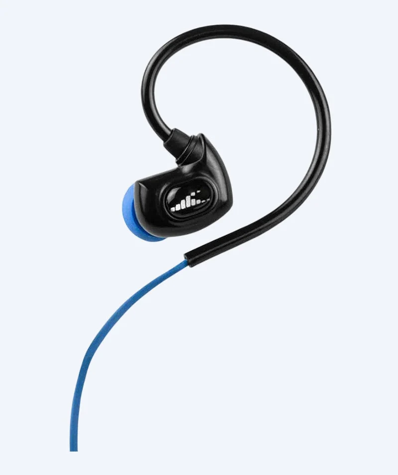 H2OAudio wasserdichte Kopfhörer - Surge SX10 Kurze Schnur - Blau