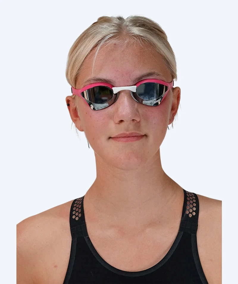 Arena Elite Schwimmbrillen - Cobra Ultra SWIPE Mirror - Dunkelblau/Silber