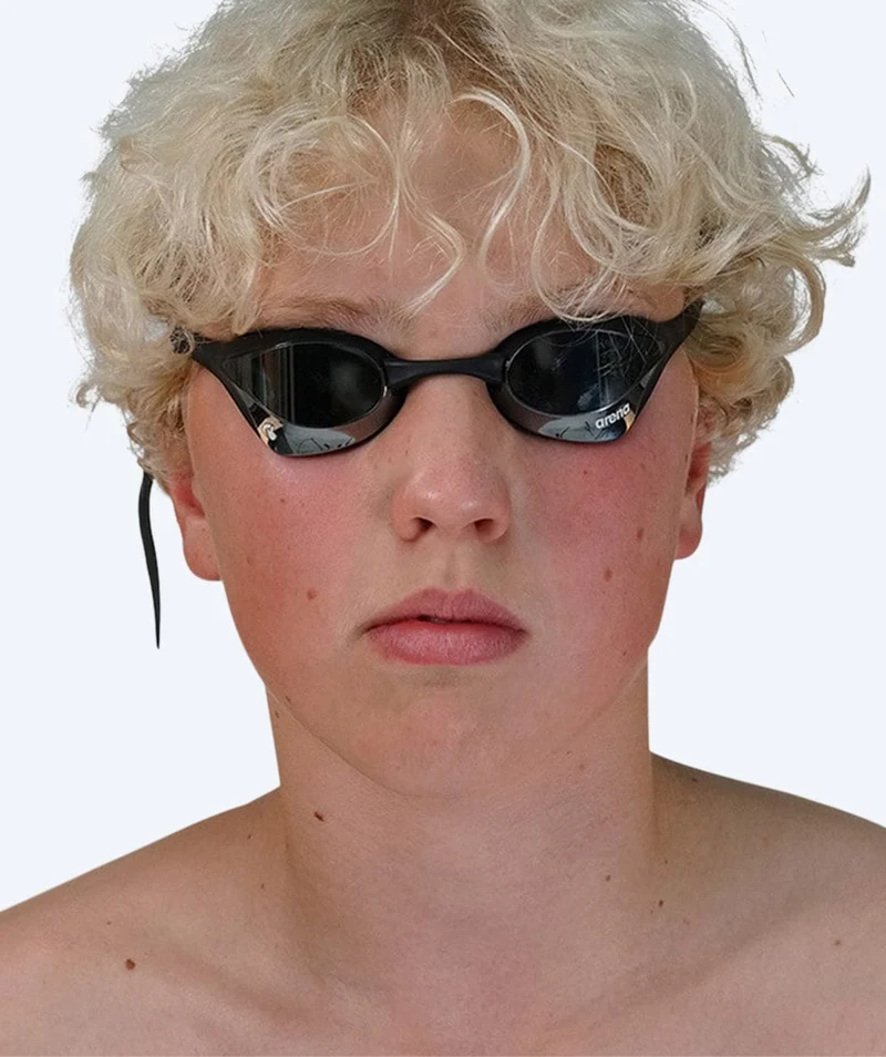 Arena Elite Schwimmbrillen - Cobra Ultra SWIPE Mirror - Dunkelblau/Silber