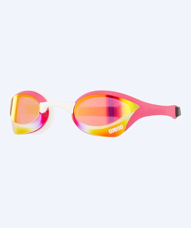 Arena Elite Schwimmbrillen - Cobra Ultra SWIPE Mirror - Hellrosa/Gold