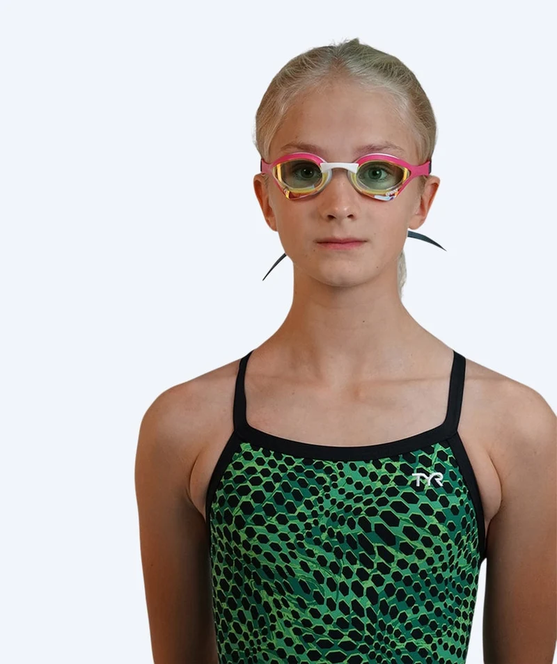Arena Elite Schwimmbrillen - Cobra Ultra SWIPE Mirror - Hellrosa/Gold