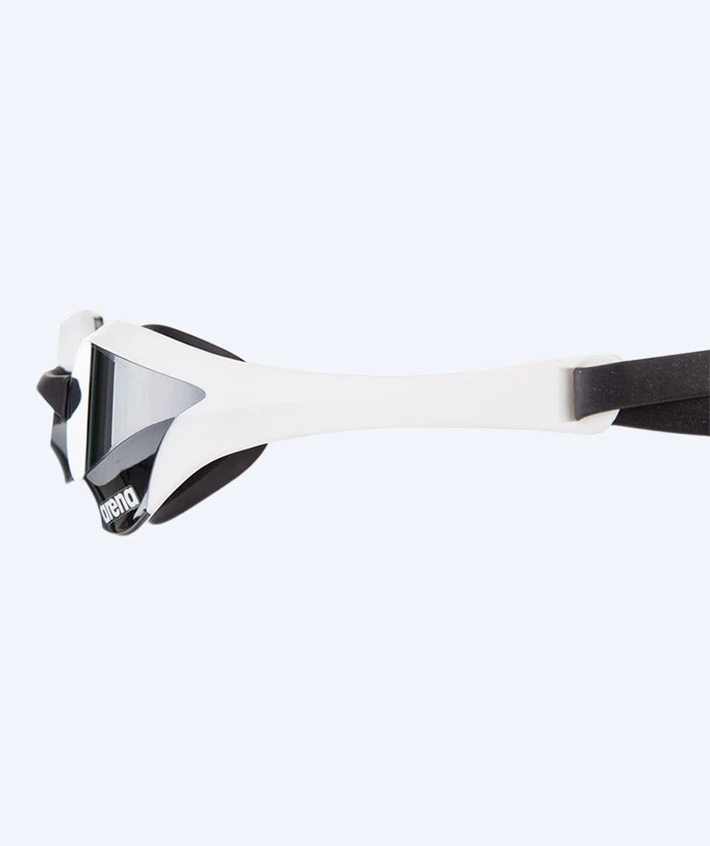 Arena Elite Schwimmbrillen - Cobra Ultra SWIPE Mirror - Weiß/Silber