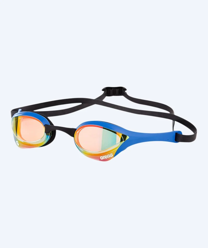 Arena Elite Schwimmbrillen - Cobra Ultra SWIPE Mirror - Blau/Gold