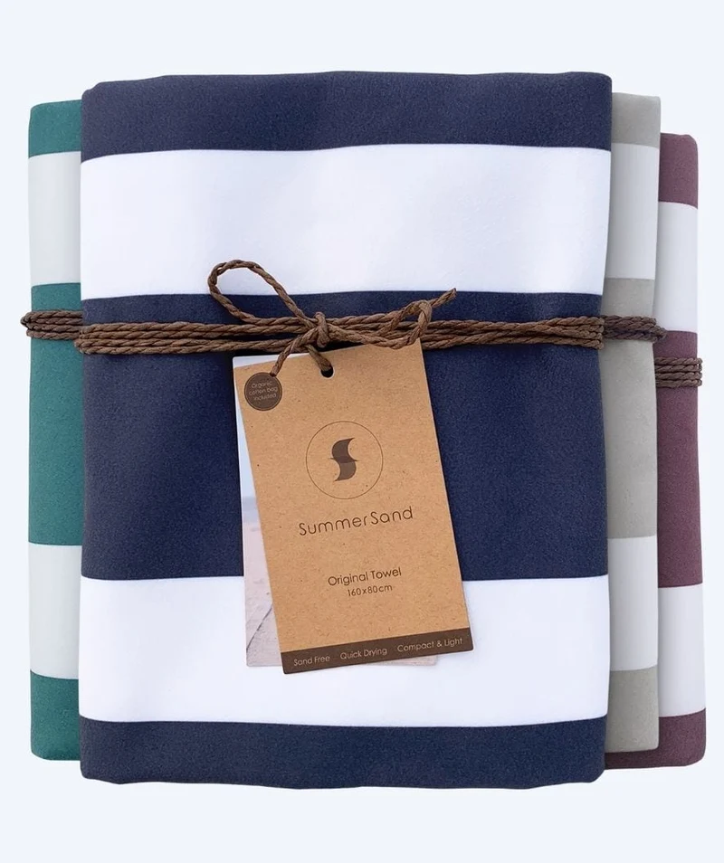 Summersand Mikrofaser Badetuch - Deep Blue (Dunkelblau)