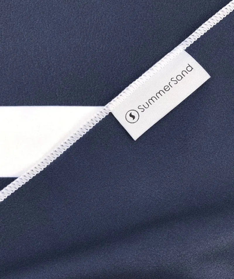 Summersand Mikrofaser Badetuch - Deep Blue (Dunkelblau)