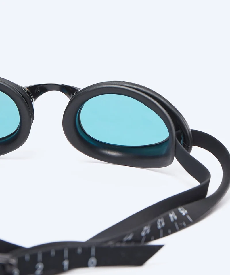Watery Elite Schwimmbrillen - Poseidon Ultra Mirror - Schwarz/Gold