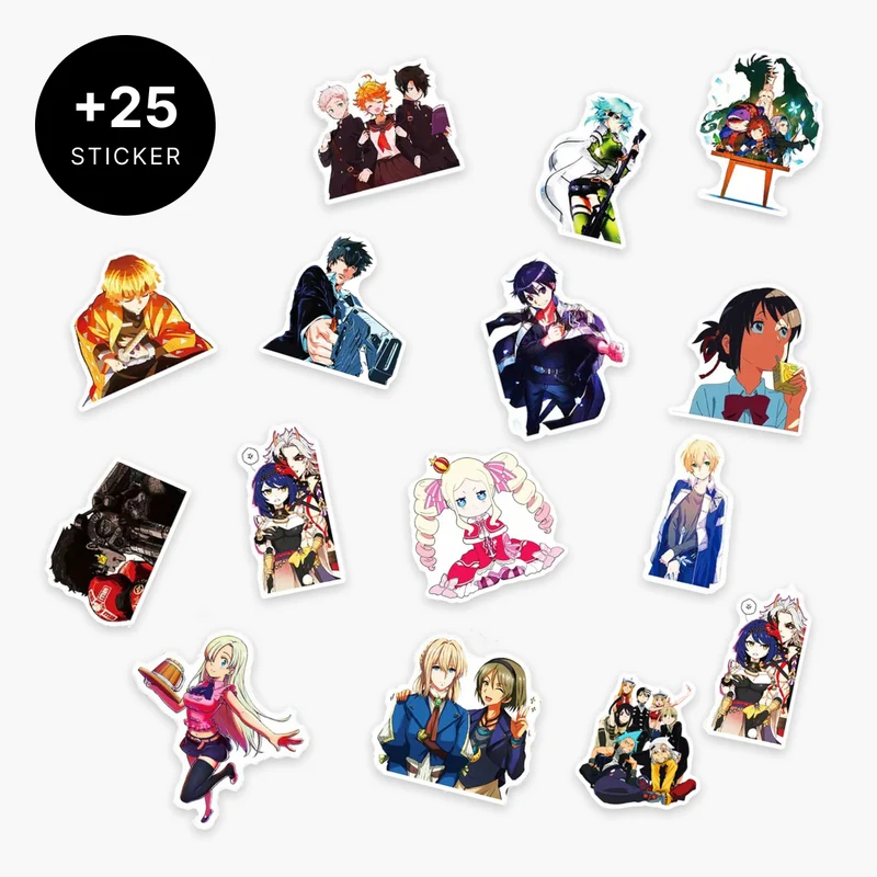 Gokurakugai Komplettset Band 1-4 plus 1 exklusives Stickerset