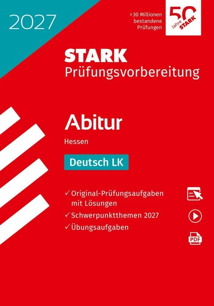 STARK Deutsch LK - Abitur 2027 Hessen - Prüfungsvorbereitung