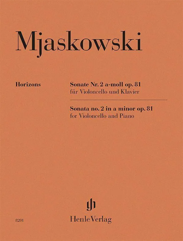 Nikolai Mjaskowski - Violoncellosonate Nr. 2 a-moll op. 81