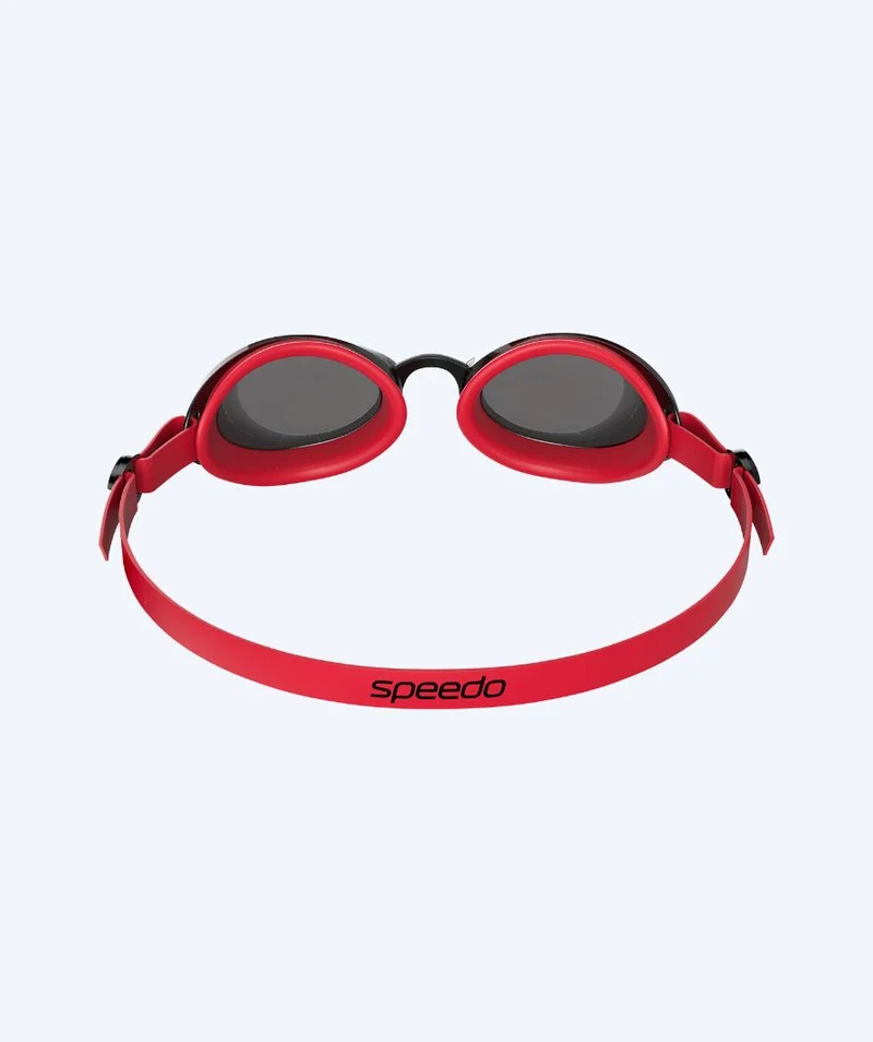 Speedo Schwimmbrille für Freizeitschwimmer - Jet 2.0 - Rot (Smoke Scheiben)