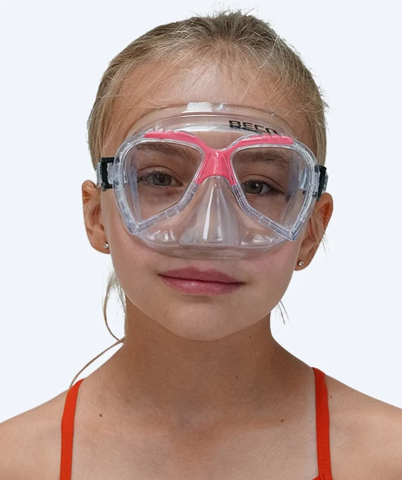 Beco Tauchmaske für Kinder (4-8) - Ari - Hellrosa