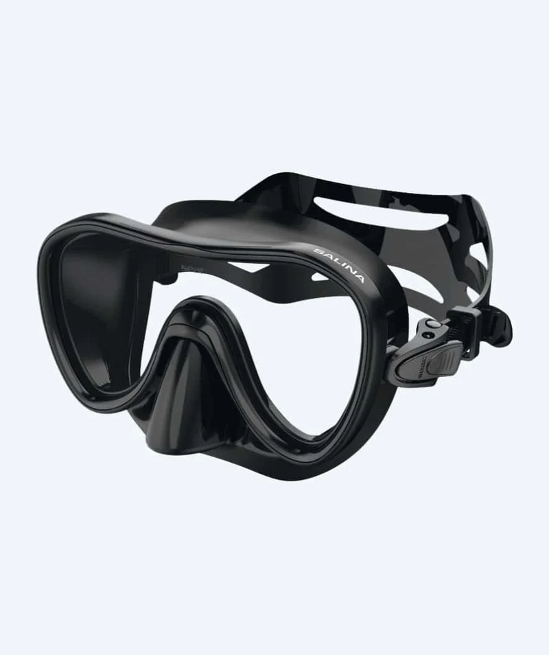 SEAC Tauchmaske für Erwachsene - Salina Silicone - Schwarz