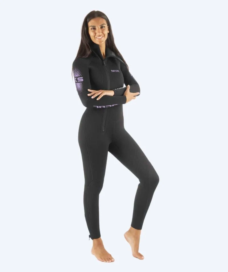 SEAC Tauchanzug für Damen - Liberty (5mm) - Schwarz/Mehrfarbig