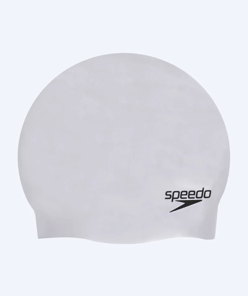 Speedo Badekappe - Plain Moulded - Silber