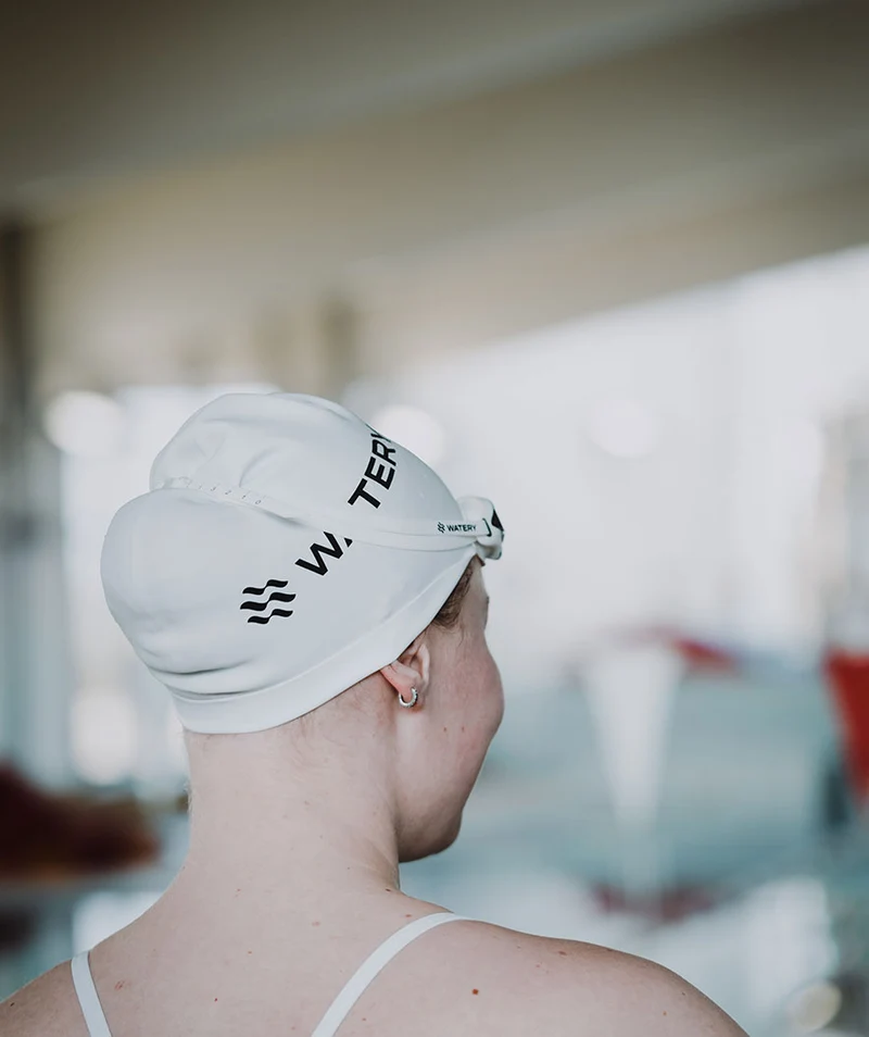 Watery Badekappe (ab 10 Jahre) - Signature - Schwarz