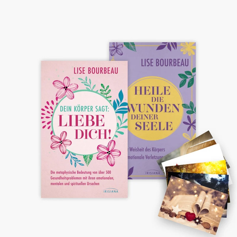 Dein Körper sagt: Liebe dich + Heile die Wunden Deiner Seele + 1 exklusives Postkartenset
