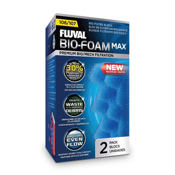 Fluval Bio-Foam Max 107/106 2 St. Filtereinsatz