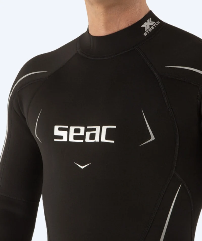 SEAC Neoprenanzug für Herren - Feel-S (3mm) - Schwarz/Grau