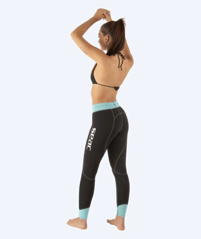 SEAC Neoprenhose für Damen - Lover - Schwarz/Türkis