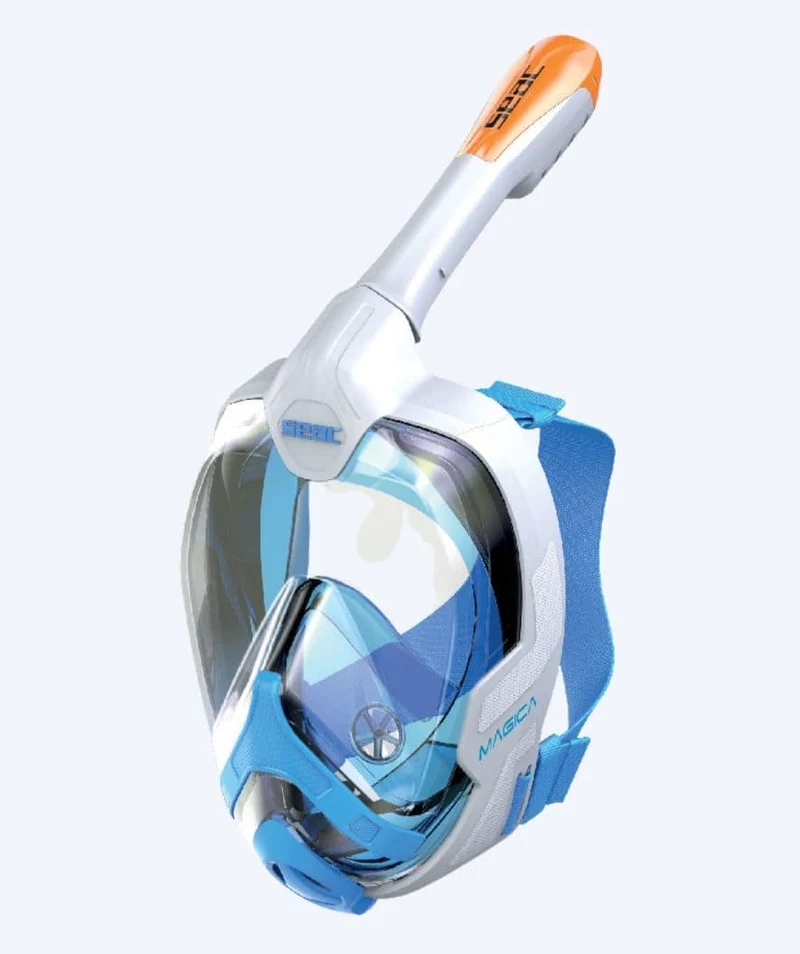 SEAC Vollgesichtstauchmaske für Erwachsene - Magica S/M - Blau/Weiß