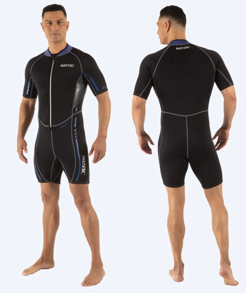 SEAC Neoprenanzug für Herren - Trendy (2,5mm) - Schwarz/Blau