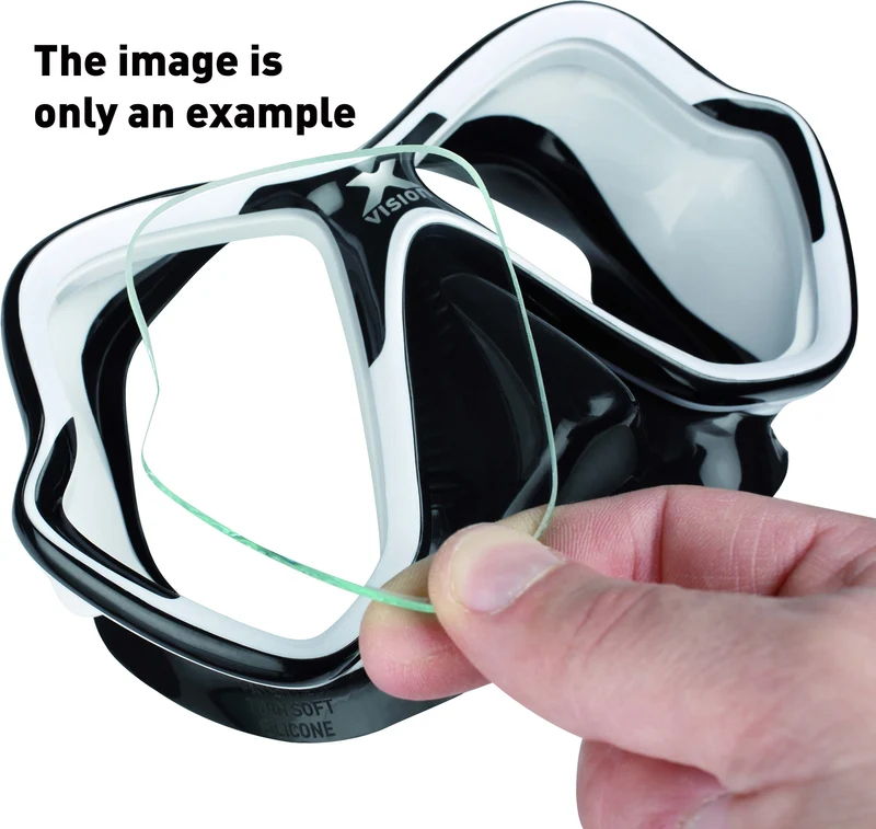 OPTISCHES GLAS positiv links für X-VISON Maske