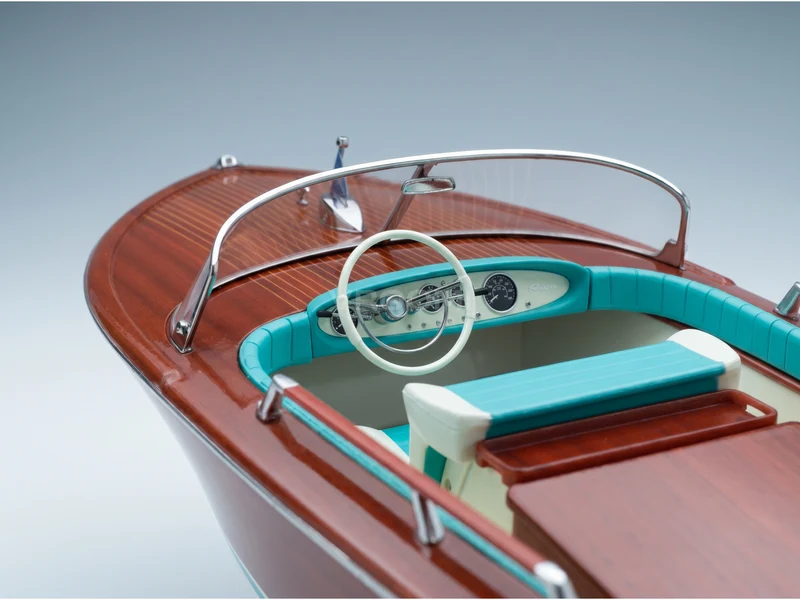RIVA - RIVA JUNIOR 1966 - MOTOSCAFO - MOTORBOAT - IVORY SEA BLUE