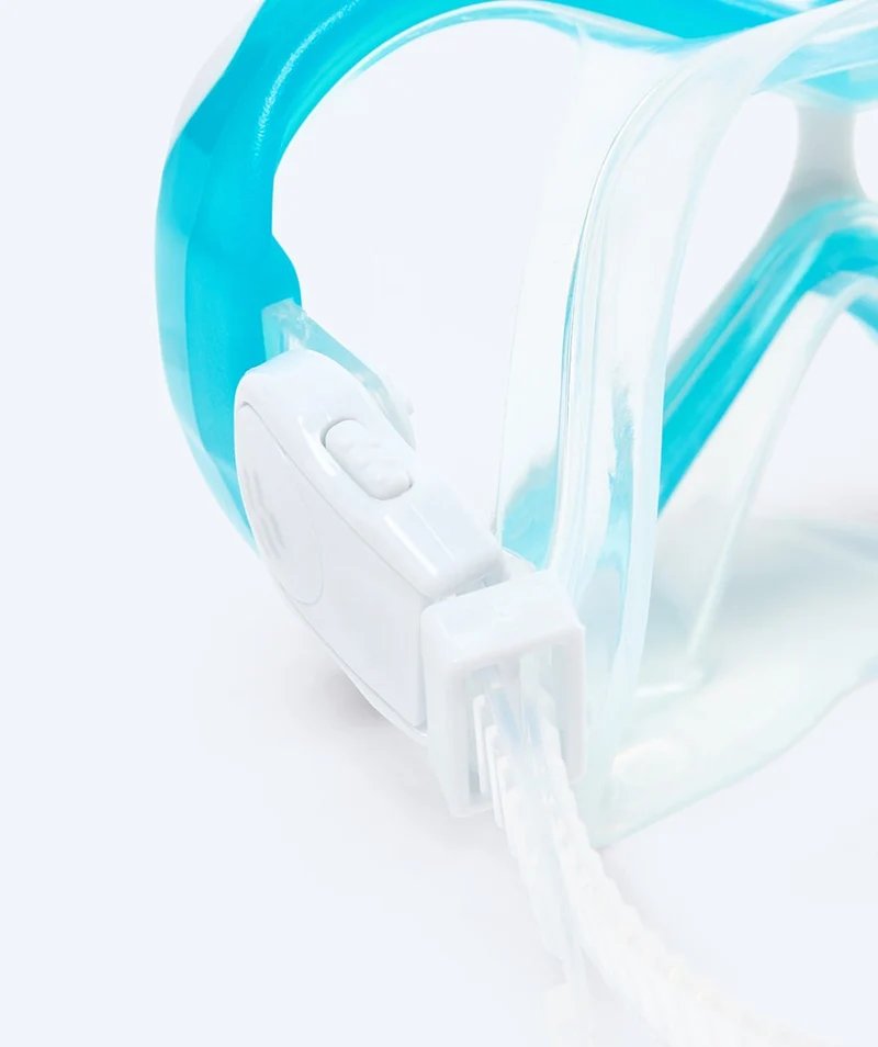 Watery Combo Schnorchelset für Kinder - Triton Semi-dry - Hellblau