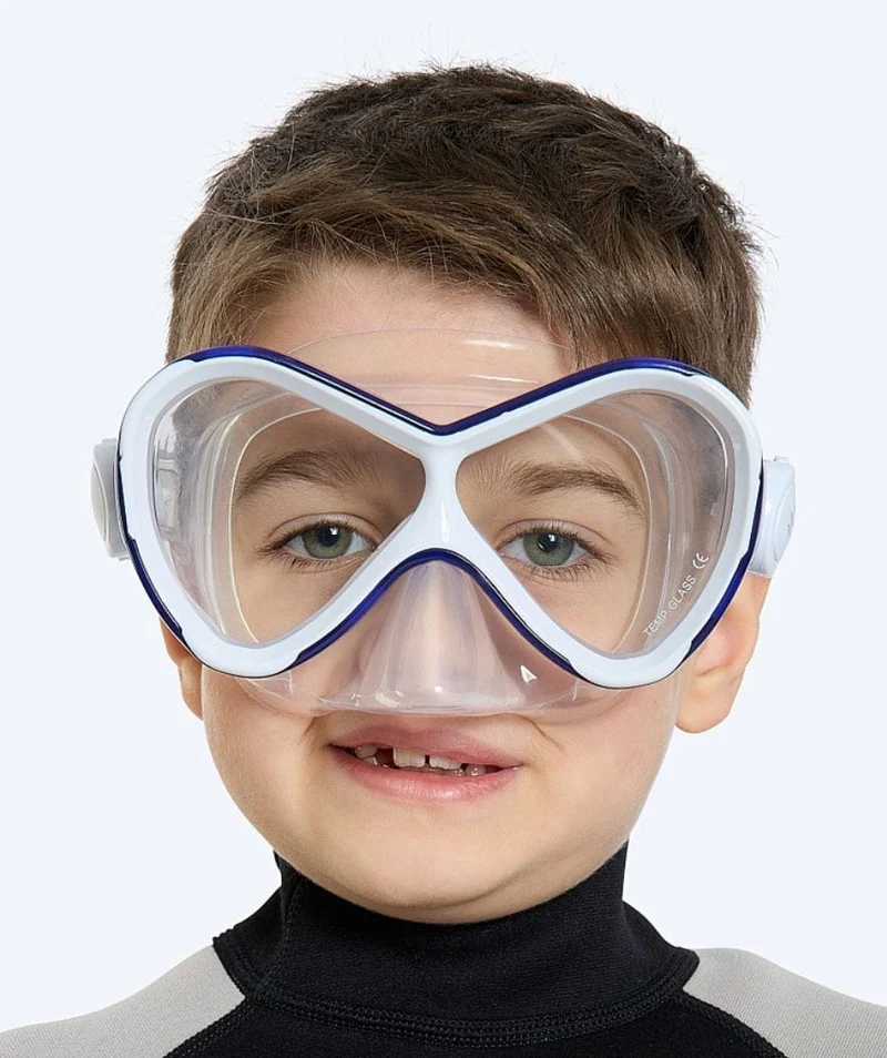 Watery Tauchmaske für Kinder (4-10) - Triton - Blau