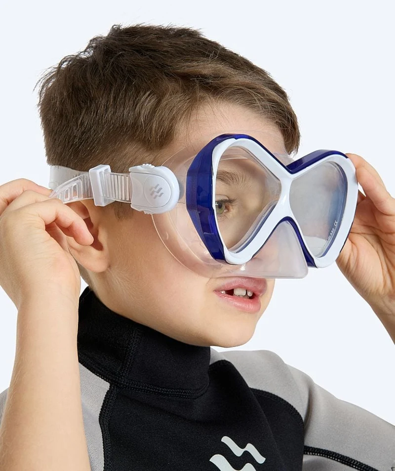 Watery Tauchmaske für Kinder (4-10) - Triton - Blau