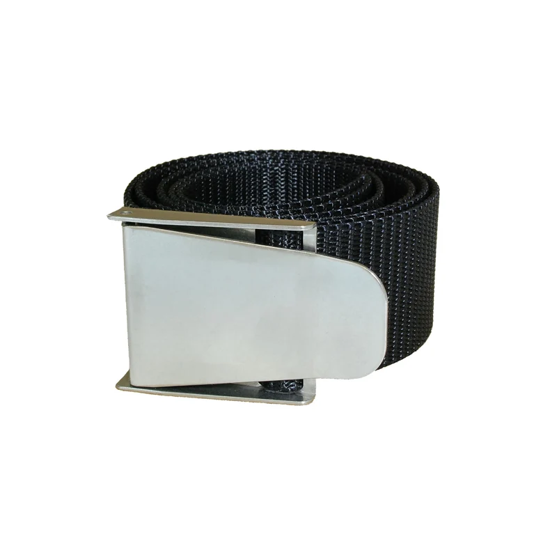 Bleigurt schwarz 1,5 m standard Edelstahlschnalle