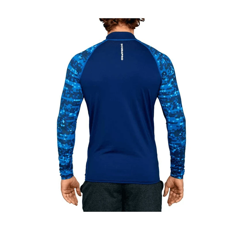 AEGEAN Rashguard blau Langarm - SCUBAPRO