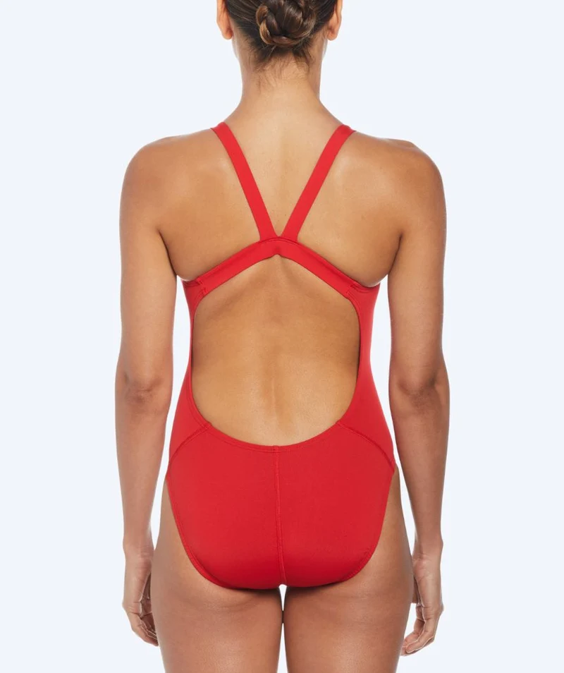 Nike Badeanzug für Damen - Hydrastrong Fastback - Rot