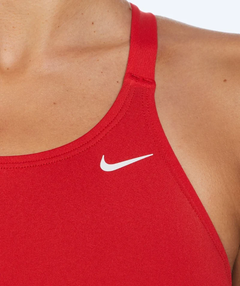 Nike Badeanzug für Damen - Hydrastrong Fastback - Rot