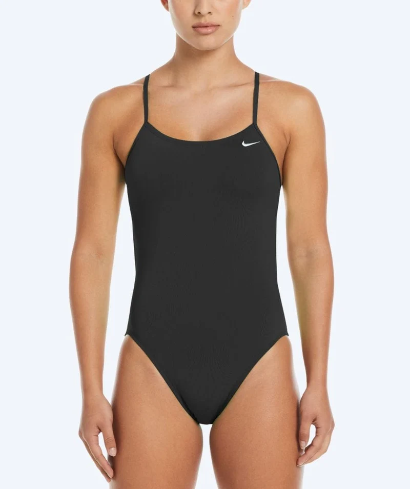 Nike Badeanzug für Damen - Hydrastrong Cutout - Schwarz