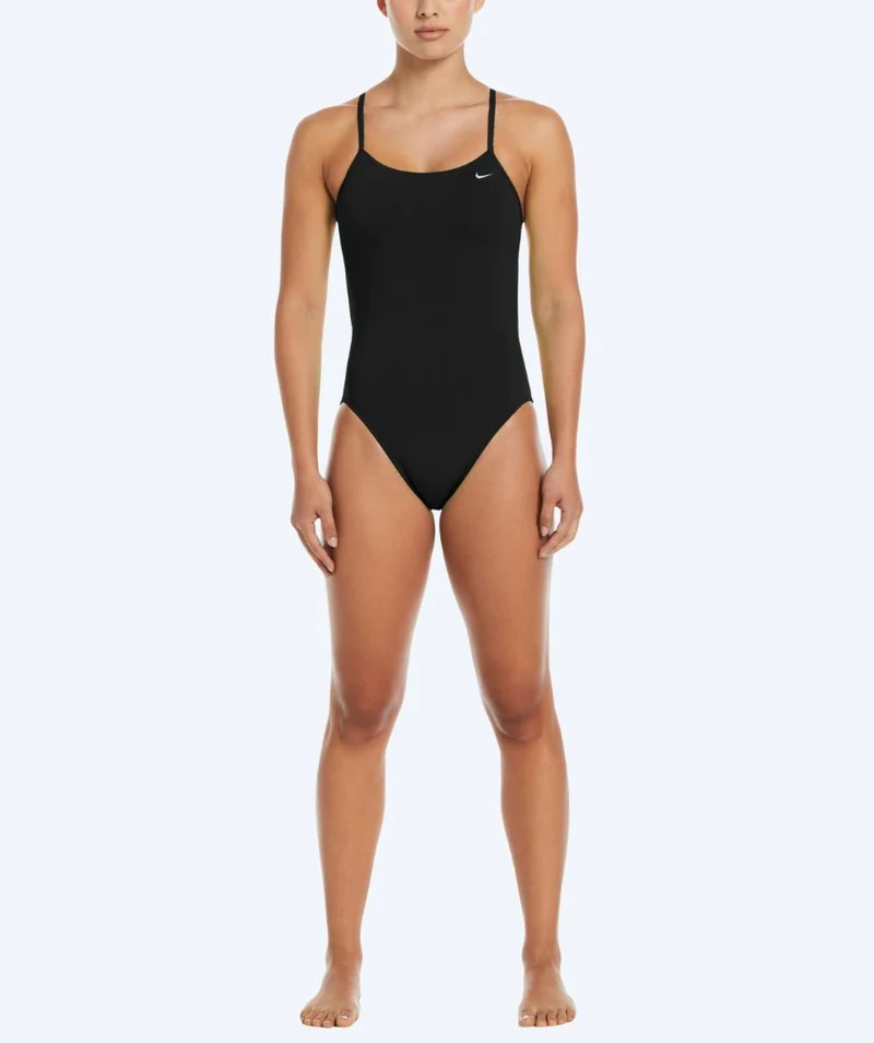 Nike Badeanzug für Damen - Hydrastrong Cutout - Schwarz