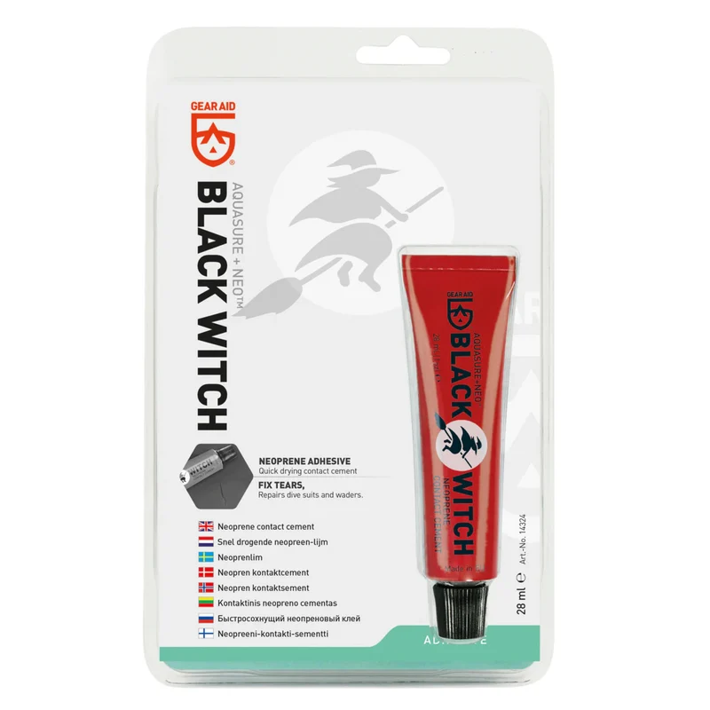 Black Witch Neopren Kleber mit Verpackung schwarz 28g GearAid
