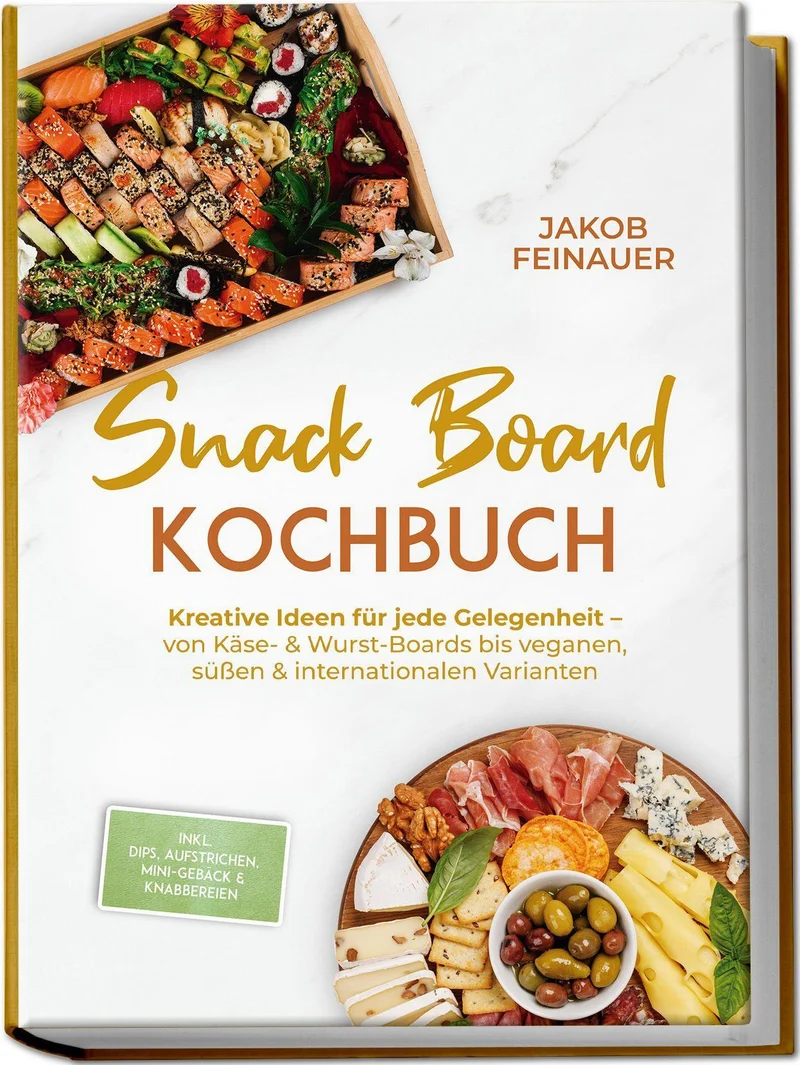 Snack Board Kochbuch: Kreative Ideen für jede Gelegenheit - von Käse- & Wurst-Boards bis veganen, süßen & internationalen Varianten - inkl. Dips, Aufstrichen, Mini-Gebäck & Knabbereien