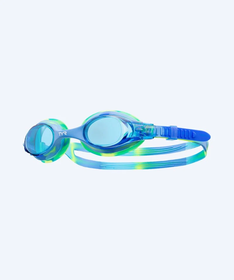 TYR Schwimmbrille für Kinder - Swimple - Blau/Grün