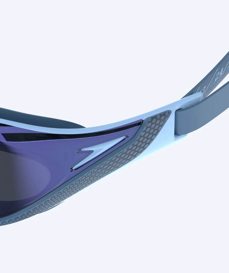 Speedo Elite Schwimmbrillen - Fastskin Pure Focus Mirror - Blau/Dunkelblau (Limited 2026)