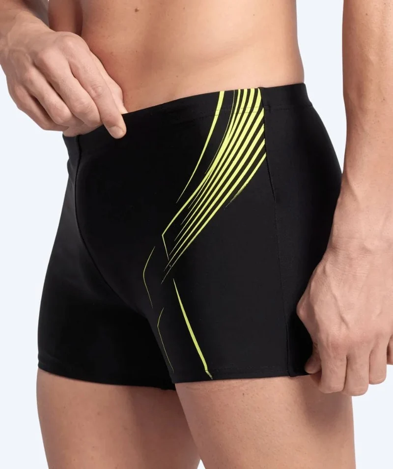 Arena Trunks für Herren - Dive - Schwarz/Gelb