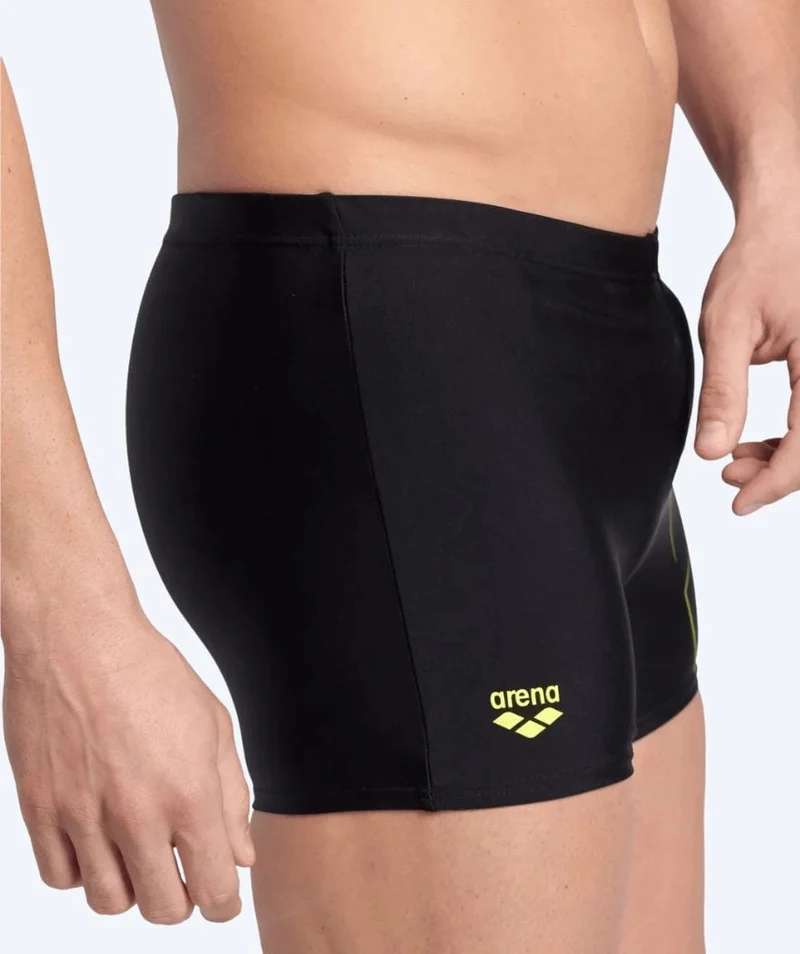 Arena Trunks für Herren - Dive - Schwarz/Gelb