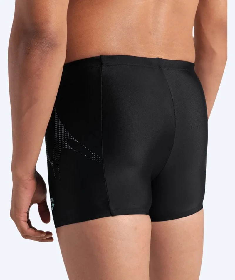 Arena Trunks für Herren - Spider Web - Schwarz/Lila