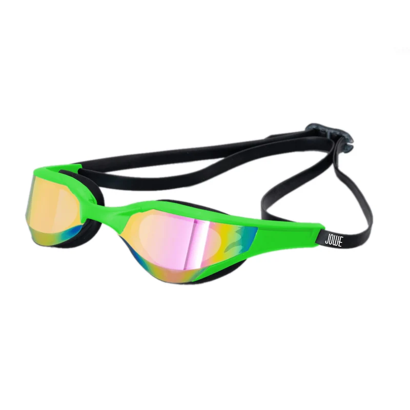 Jowe Breakout Mirrored Racing Goggles - Lime Green/Gold