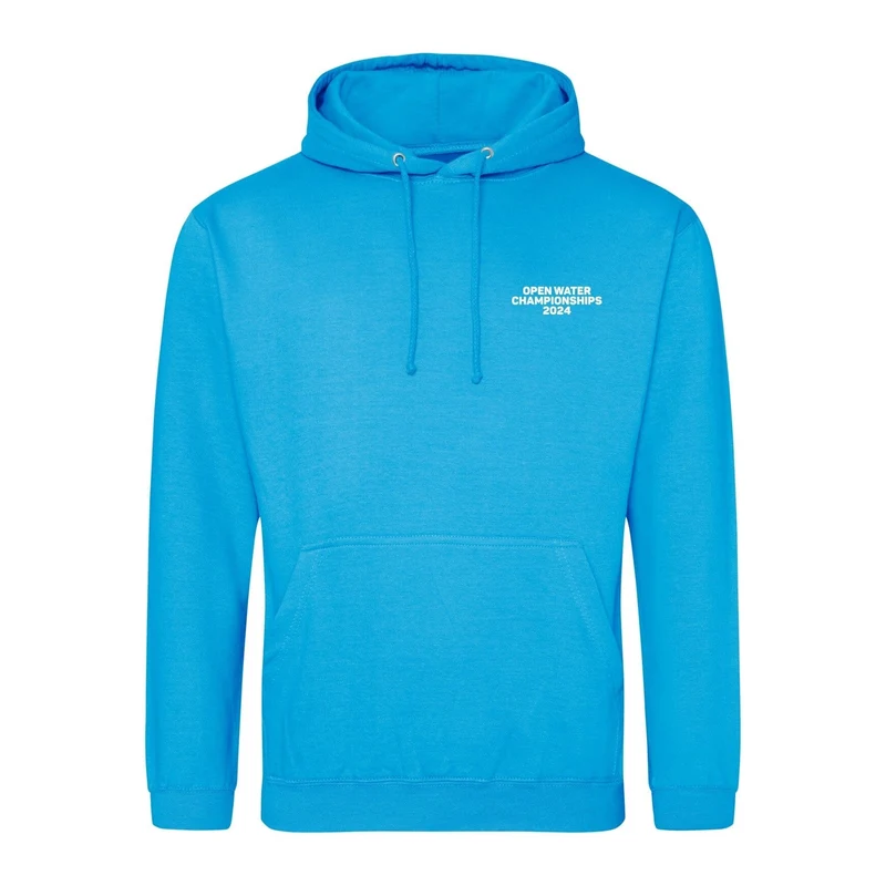 Swim England North West / North East Open Water Regional Championships 2024 Hoodie - Hawaiian Blue