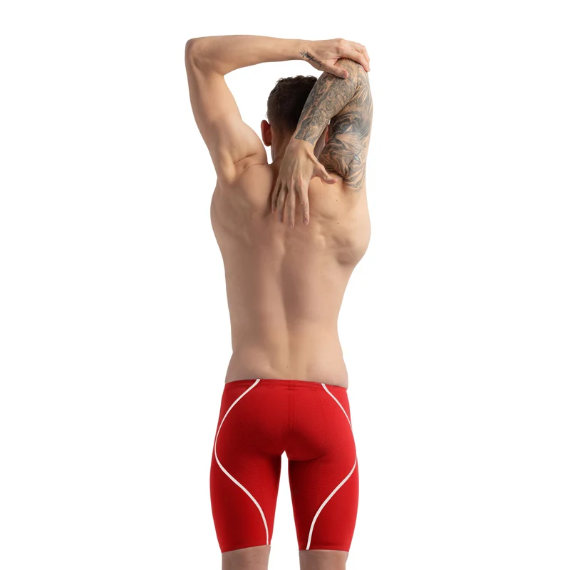 Speedo Fastskin LZR Pure Intent 2.0 Men's Jammers - Flame Red/White