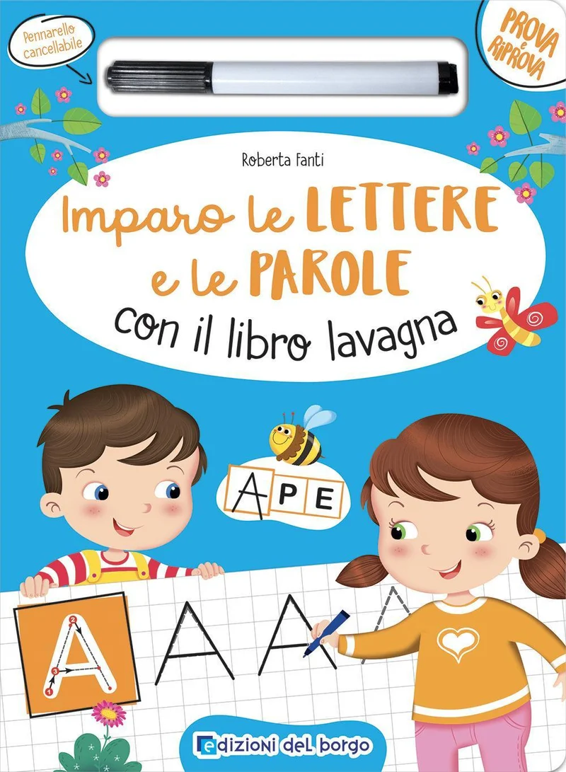 Imparo le lettere e le parole con il libro lavagna