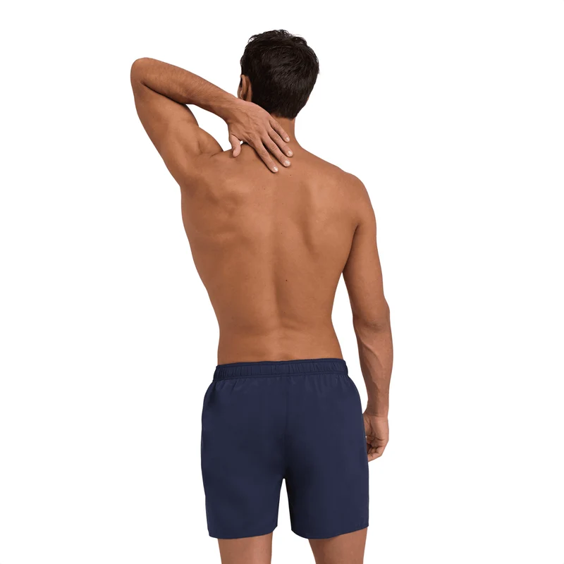 Arena Fundamentals Logo Mens Beach Shorts - Navy/Turquoise
